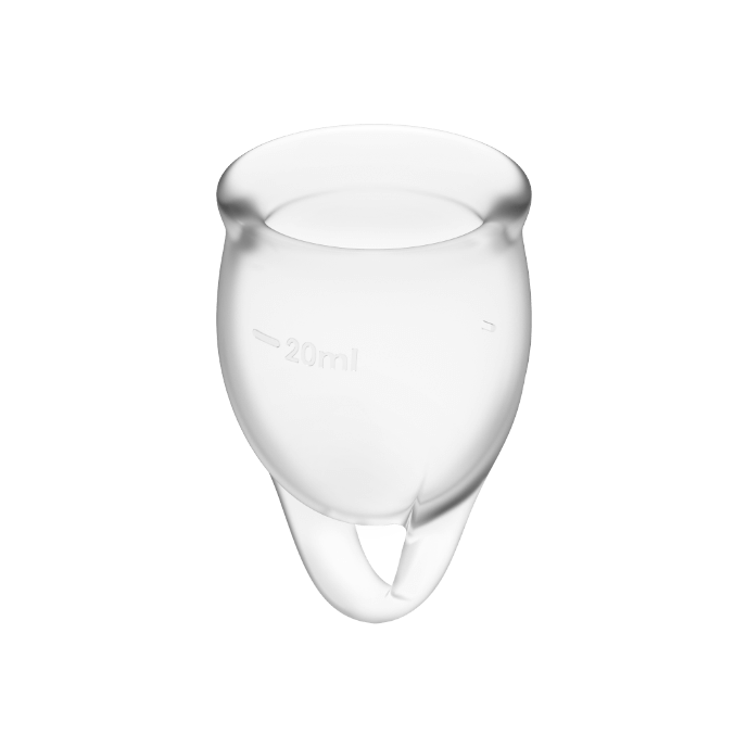 Satisfyer - Kit Feel Confident Copo Menstrual Transparente 15 + 20 ML