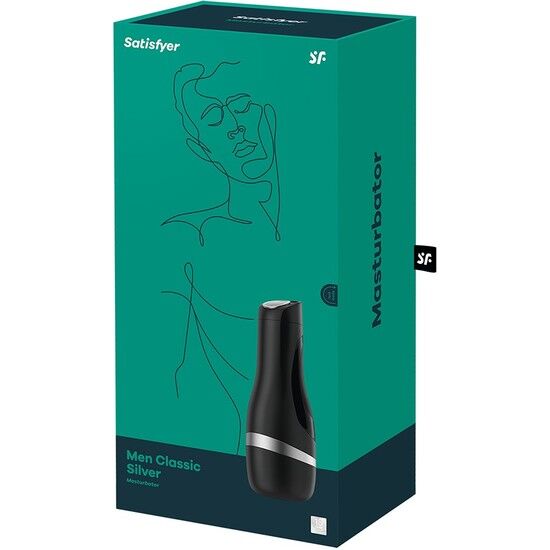 Satisfyer - Masturbador Homens Clásico Negro