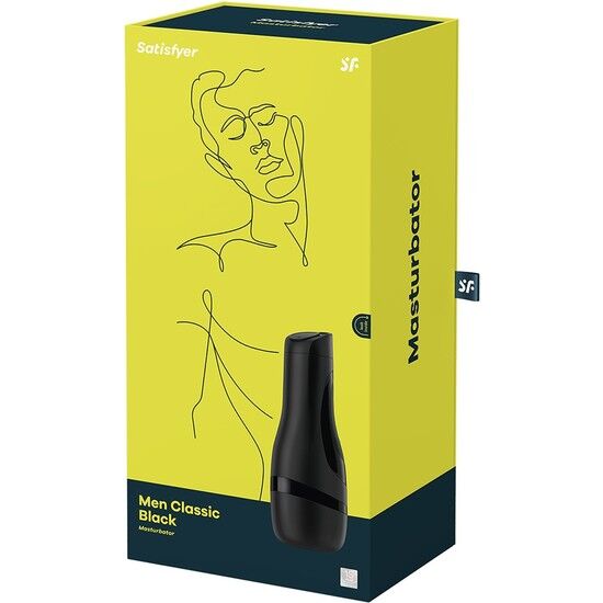 Satisfyer - Masturbador Homens Clásico Negro