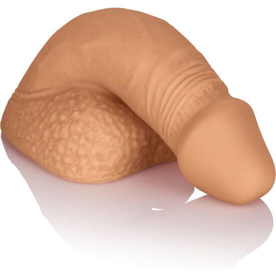 CALEXOTICS - EMBALAGEM DE SILICONA PÊNIS 12.75 CM CARAMELO