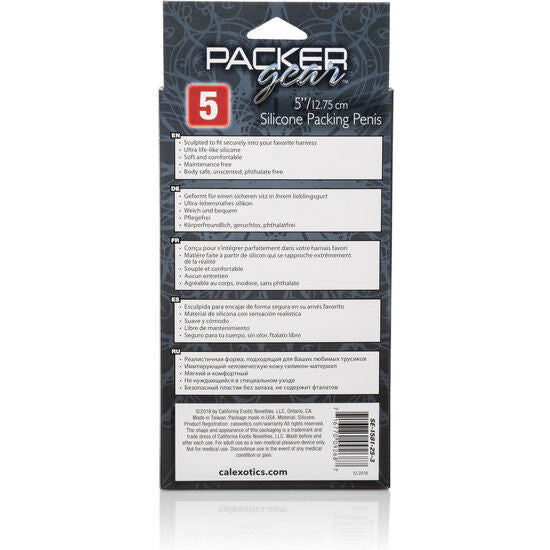 CALEXOTICS - EMBALAGEM DE SILICONA PÊNIS 12.75 CM CARAMELO