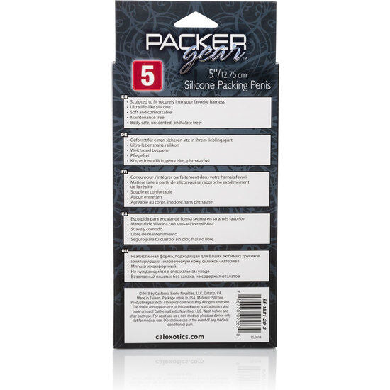 CALEXOTICS - EMBALAGEM DE SILICONA PÊNIS 12.75 CM CARNE