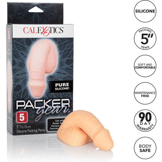 CALEXOTICS - EMBALAGEM DE SILICONA PÊNIS 12.75 CM CARNE
