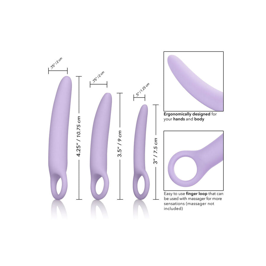 CALEXOTICS - DR LAURA BERMAN ALENA CONJUNTO DE 3 DILATADORES DE SILICONA
