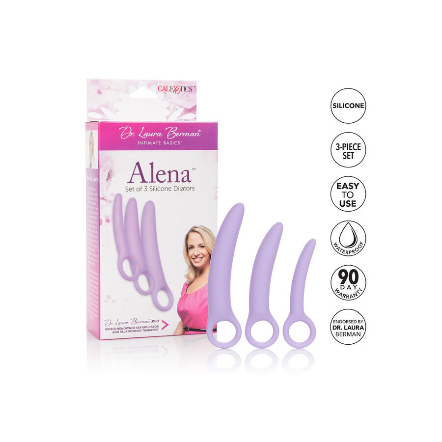 CALEXOTICS - DR LAURA BERMAN ALENA CONJUNTO DE 3 DILATADORES DE SILICONA