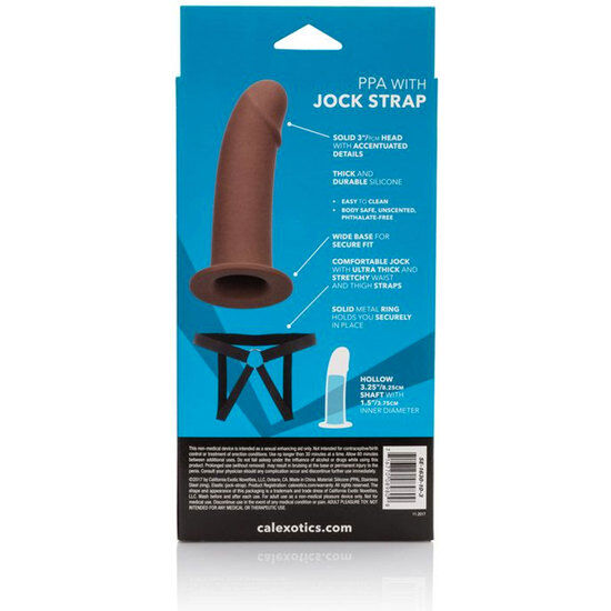 CALEXOTICS - PPA COM JOCK STRAP MARRÓN