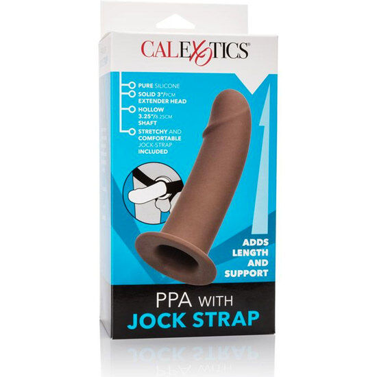 CALEXOTICS - PPA COM JOCK STRAP MARRÓN