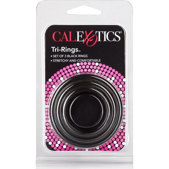 CALEXOTICS - TRI-ANÉIS NEGRO