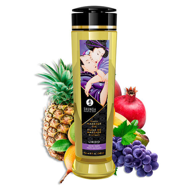 SHUNGA - ÓLEO DE MASAJE ERÓTICA LIBIDO 240 ML