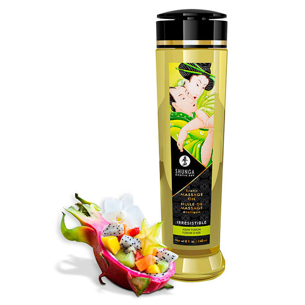 SHUNGA - ÓLEO DE MASAJE ERÓTICO IRRESISTÍVEL 240ML
