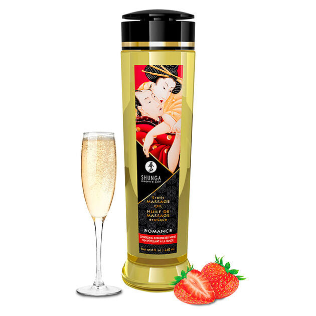 SHUNGA - ÓLEO DE MASAJE ROMANCE ERÓTICO 240 ML