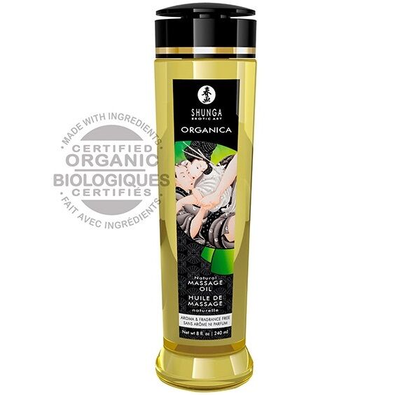 SHUNGA - Óleo De Masaje Orgánico Natural 240 ML