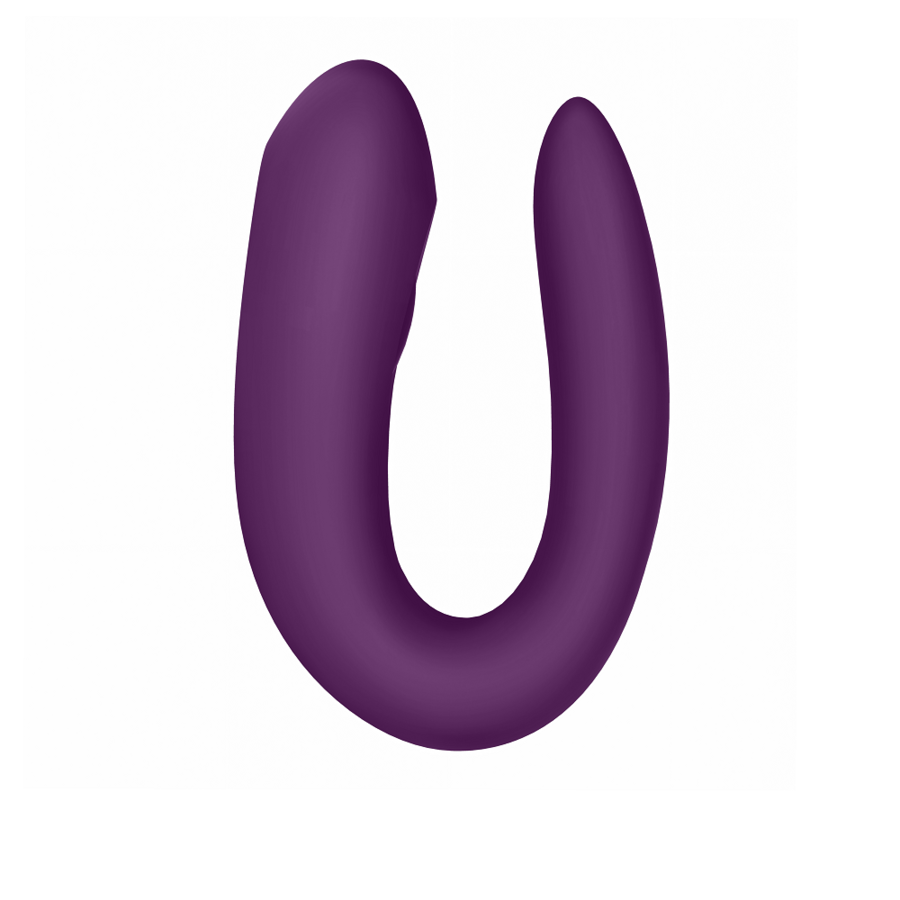 SATISFYER - DOBLE ALEGRÍA CON APP MORADO
