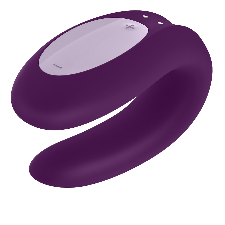 SATISFYER - DOBLE ALEGRÍA CON APP MORADO