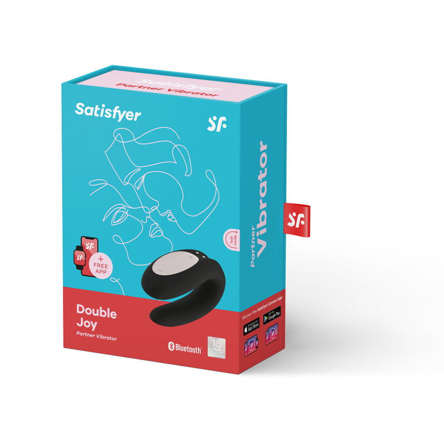 SATISFYER - DOBLE ALEGRÍA CON APP MORADO