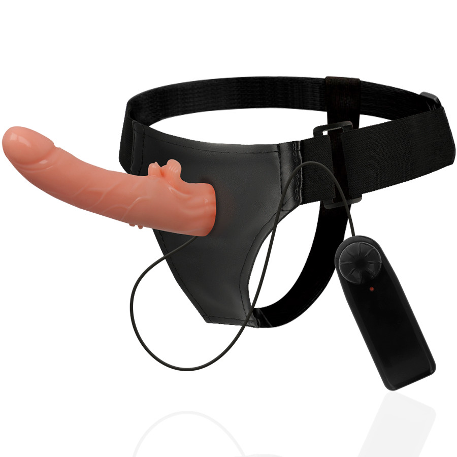 ARNÉS ATRACCIÓN - ARNÉS VIBRADOR HECTOR 20 CM -O- 3,5 CM