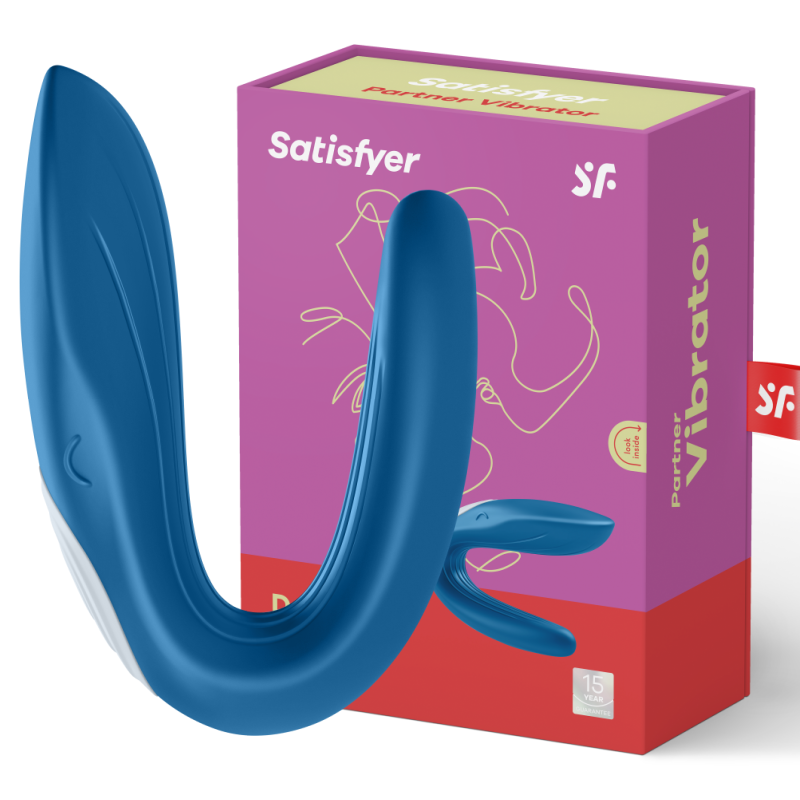 SATISFYER - PARTNER TOY BALLENA VIBRADOR ESTIMULANDO AMBOS OS PARTNERS EDIÇÃO 2020