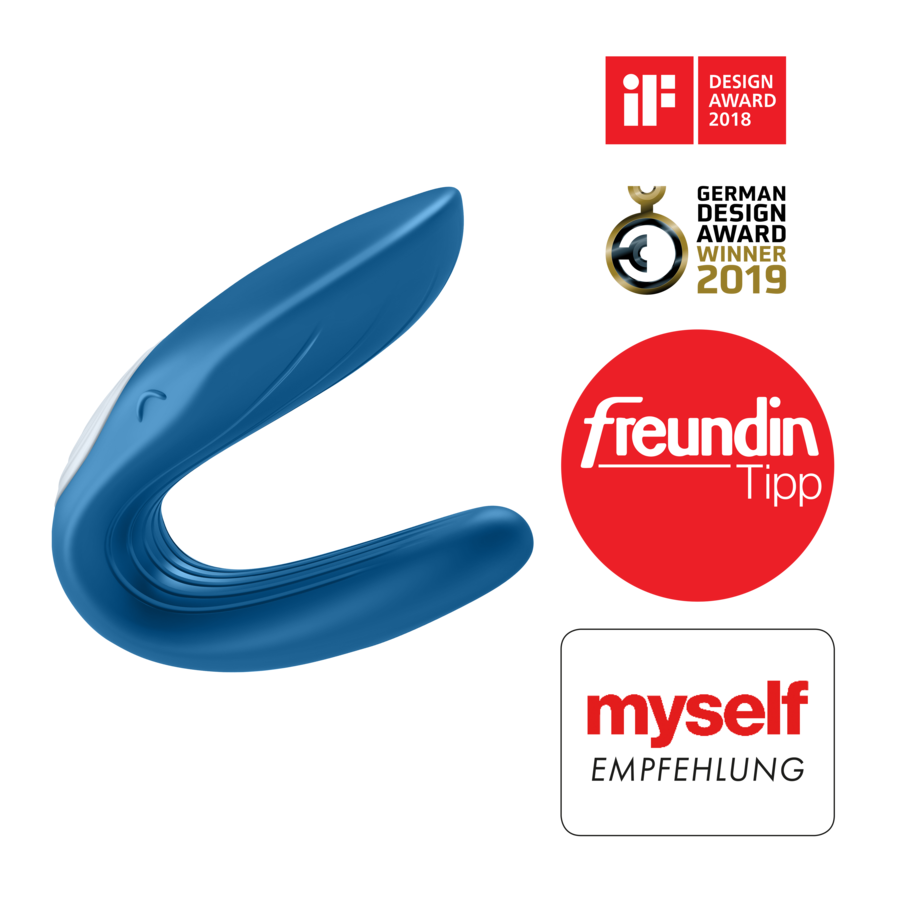 SATISFYER - PARTNER TOY BALLENA VIBRADOR ESTIMULANDO AMBOS OS PARTNERS EDIÇÃO 2020