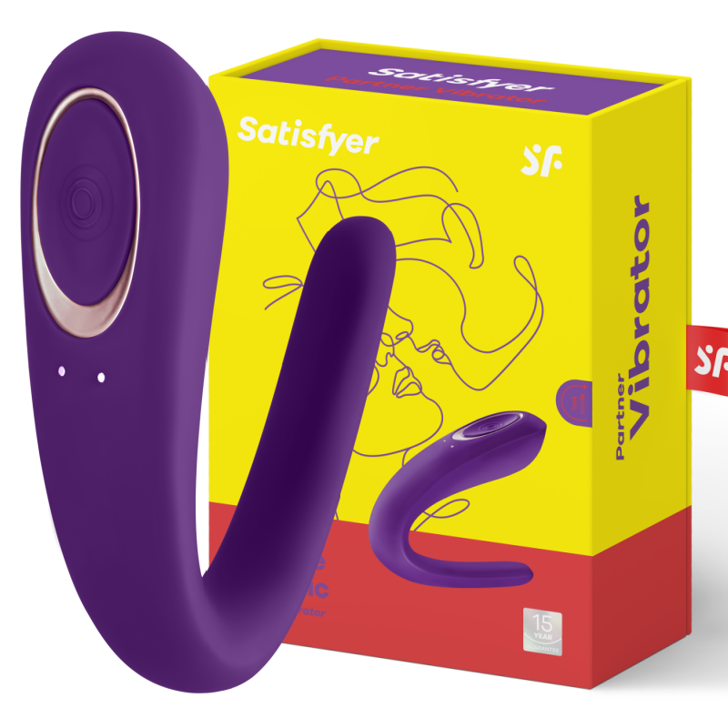 SATISFYER - PARTNER TOY VIBRADOR PARA DOIS - Sex Shop Sexy