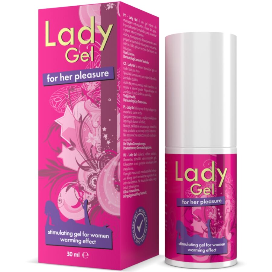 INTIMATELINE - LADY GEL PARA EL PLACER GER GEL ESTIMULANTE COM EFEITO DE CALOR ELLA 30 ML