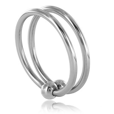 METAL HARD – ANEL DUPLO EM AÇO 30 MM - Sex Shop Sexy