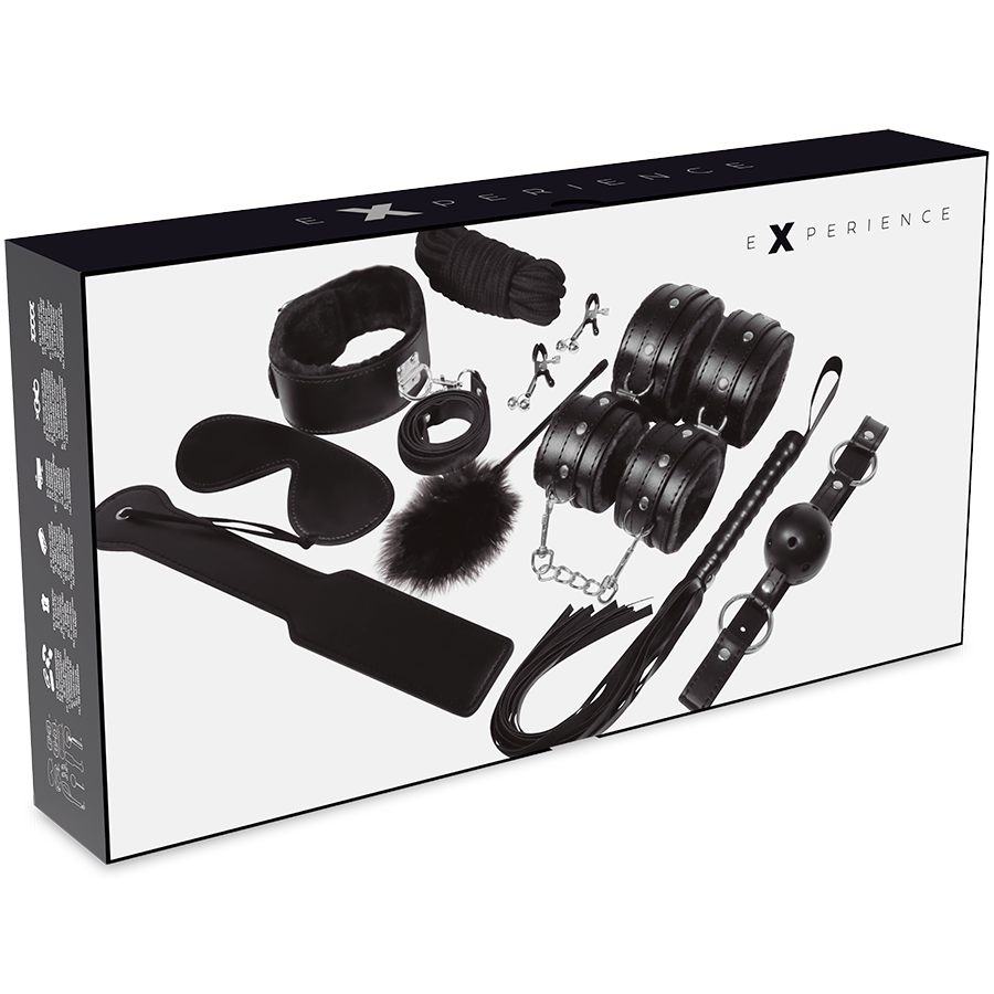 EXPERIENCIA - KIT BDSM FETISH SÉRIE PRETA