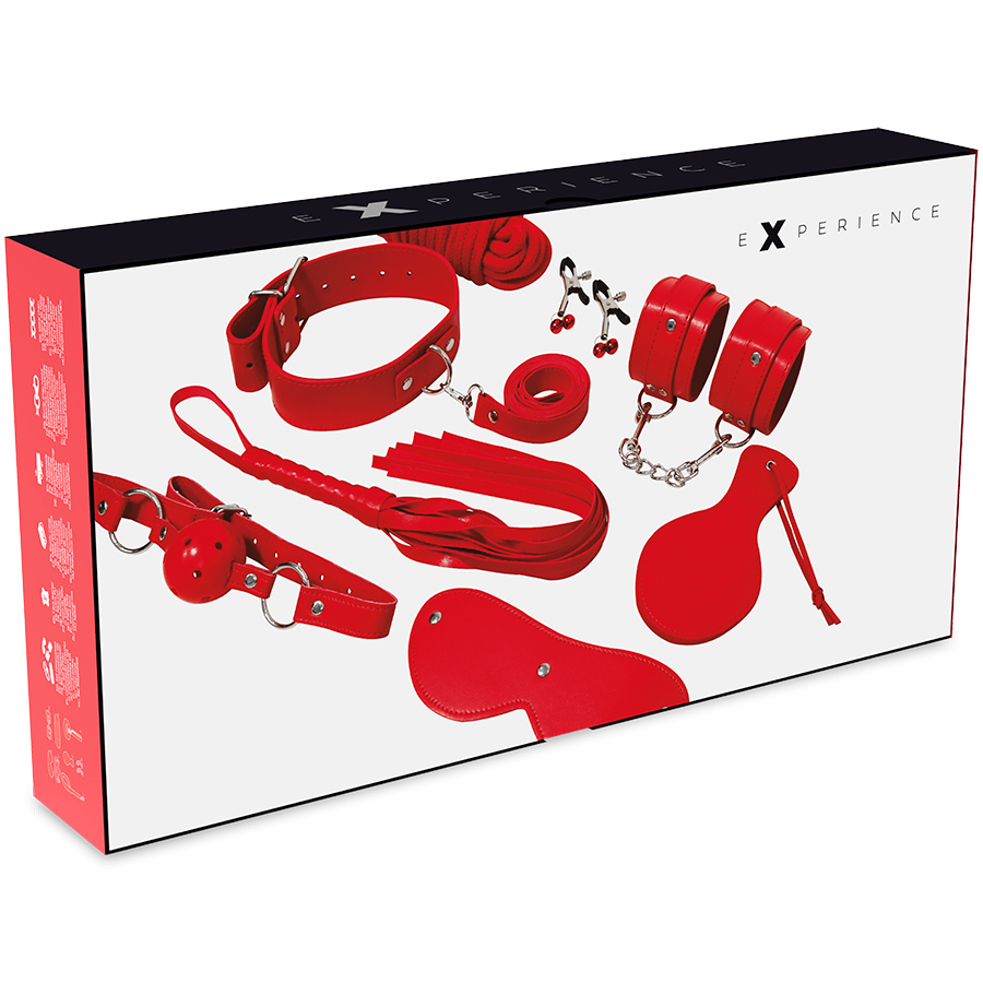 EXPERIENCIA - KIT BDSM FETISH SÉRIE VERMELHA