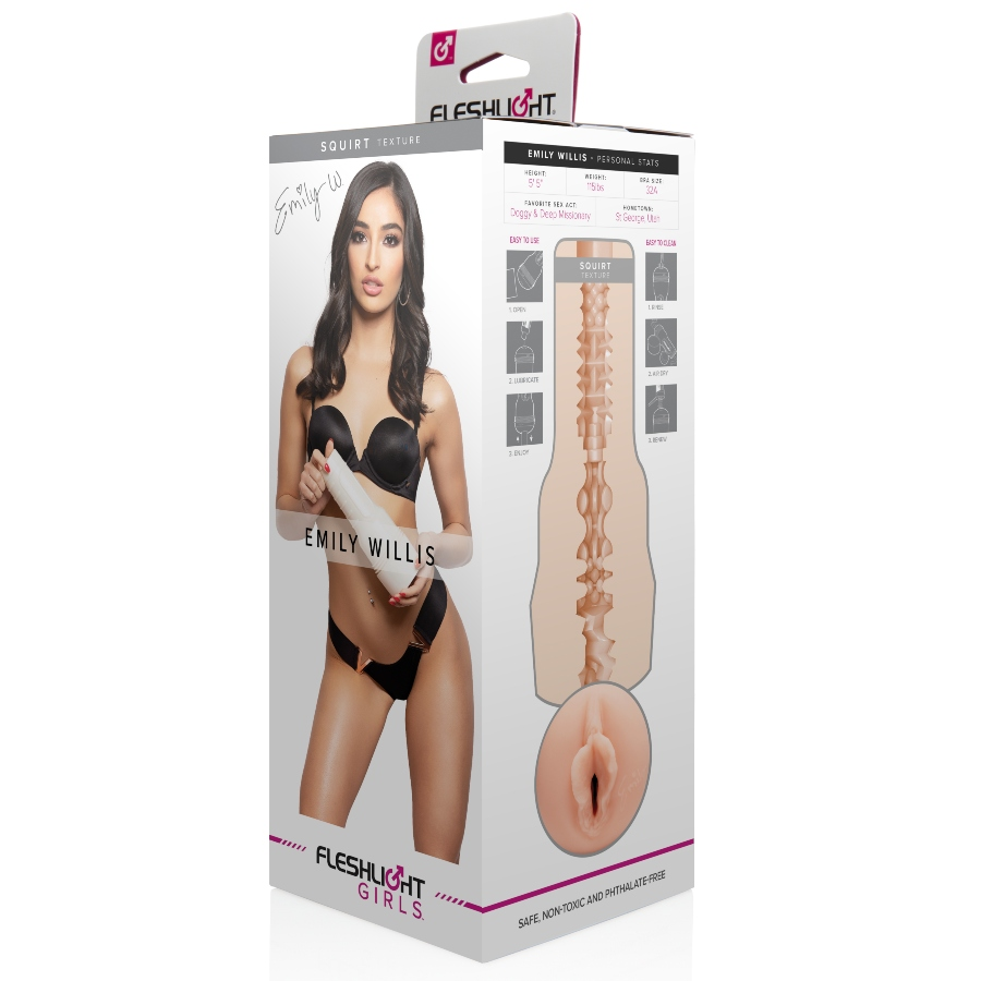 Fleshlight Girls - Emily Willis eyacula en la vagina