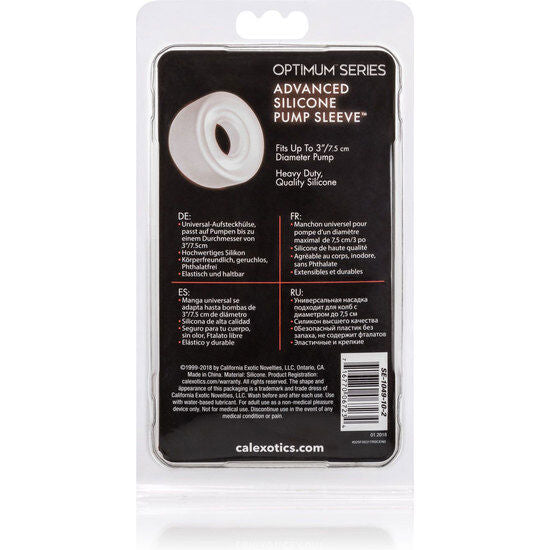CALEXOTICS - MANGA DE BOMBA DE SILICONA ADV TRANSPARENTE