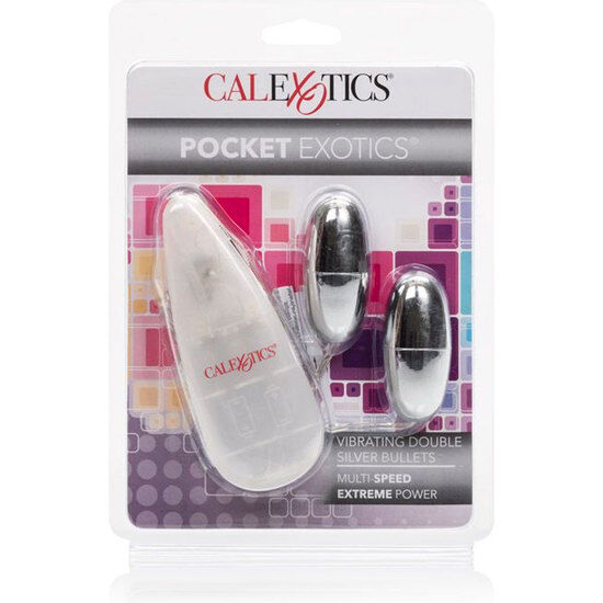 CALEXÓTICAS - BALAS VIBRATÓRIAS PRATA DUO