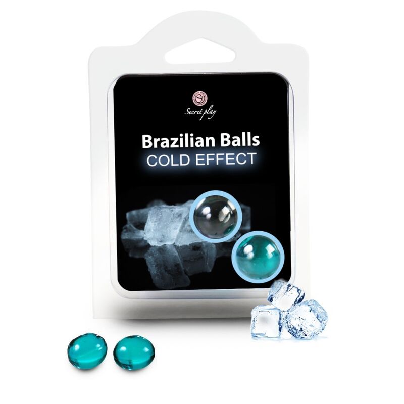 SECRETPLAY - BRAZILIAN BALLS EFEITO FRIO 2 UNIDADES - Sex Shop Sexy