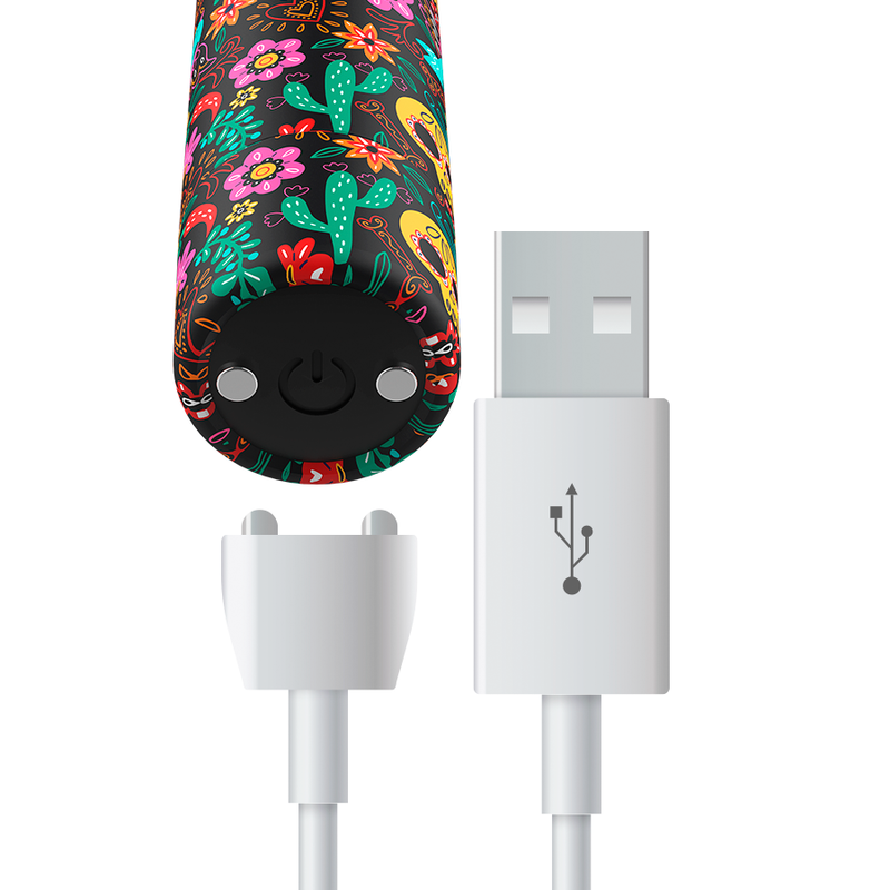 BALAS PERSONALIZADAS FLORAIS RECARREGÁVEIS BALAS 10 INTENSIDADES