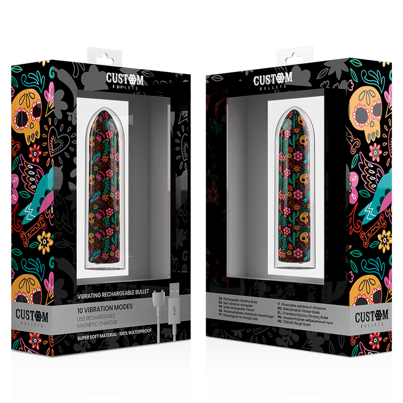 BALAS PERSONALIZADAS FLORAIS RECARREGÁVEIS BALAS 10 INTENSIDADES