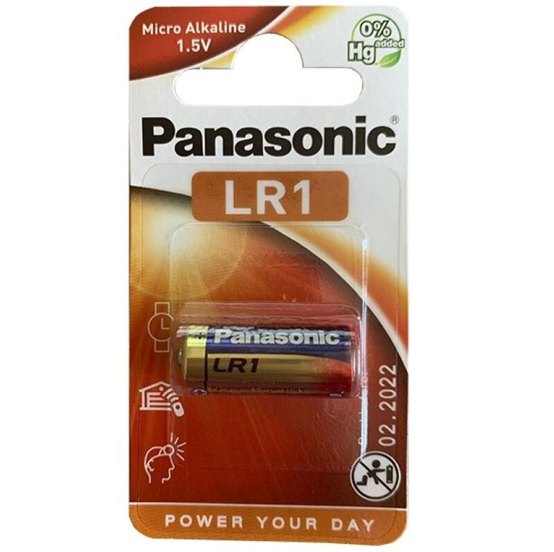 Panasonic - Batería Alcalina LR1 1.5V Blister 1 Unidade
