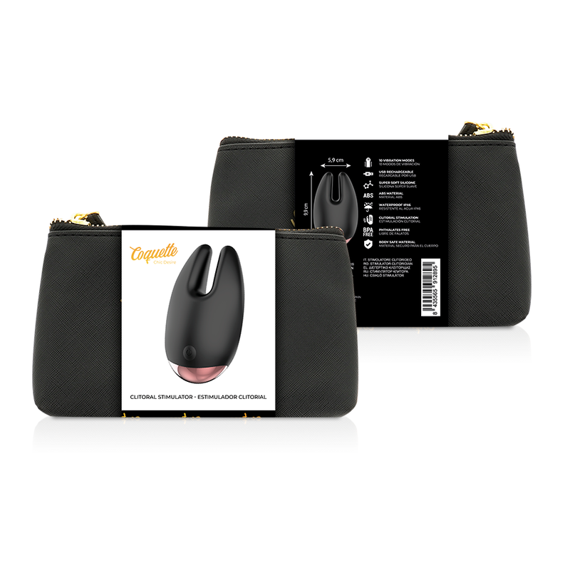 Coquette Chic Desire - Estimulador Clítoris Preto Ouro