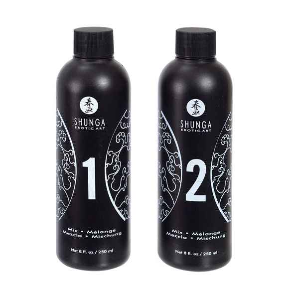 SHUNGA - GEL DE MASSAGEM ERÓTICA CORPO A CORPO ORIENTAL MORANGO E ESPUMANTE