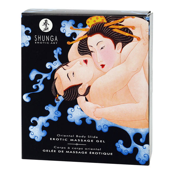 SHUNGA - GEL DE MASAJE ERÓTICO ORIENTAL CORPO A CORPO COM FRUTAS EXÓTICAS