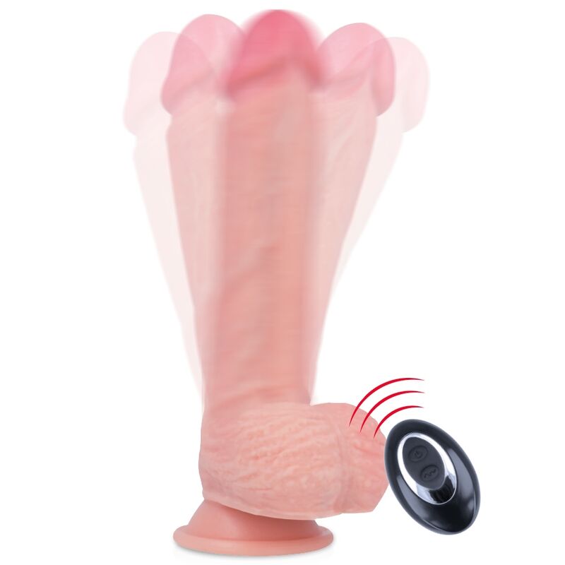 ROCKARMY - VIBRADOR DE SILICONA LÍQUIDO CONTROLE REMOTO PREMIUM APACHE 20.5 CM -O- 4.62 CM
