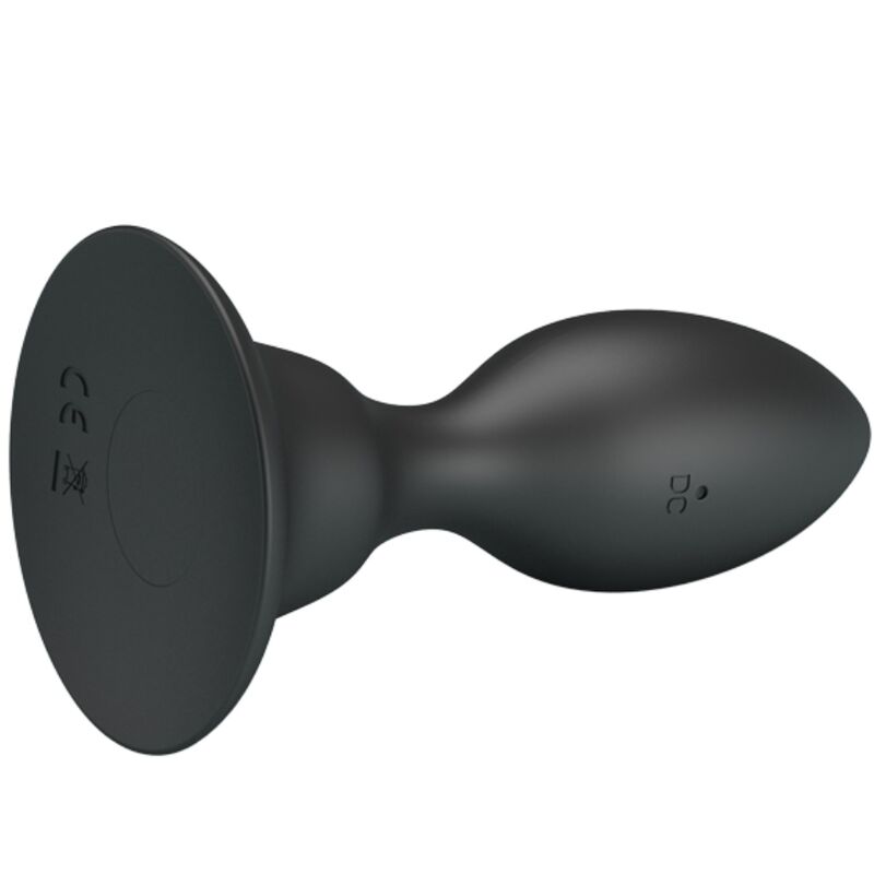 MR PLAY - PLUG ANAL COM CONTROL REMOTO VIBRAO PRETO