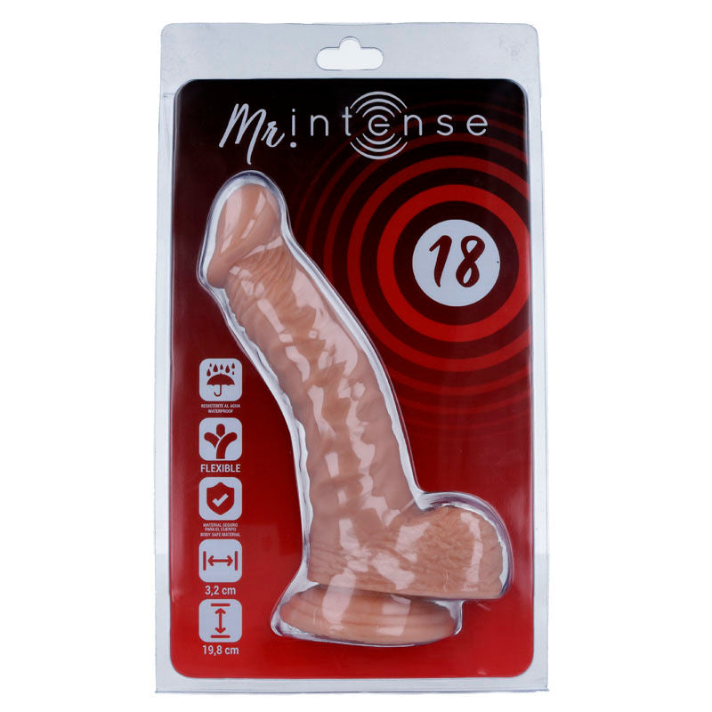 MR INTENSE - 18 DILDO REALISTA 19.8 CM x 3.2 CM - Sex Shop Sexy