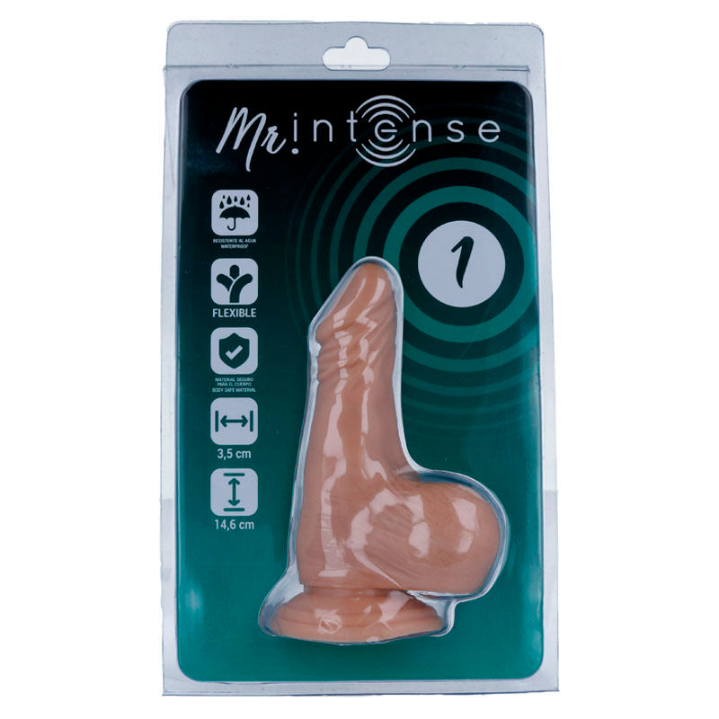 MR INTENSE - 1 DILDO REALISTA 14.6 CM x 3.5 CM - Sex Shop Sexy
