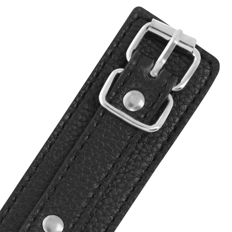 DARKNESS - ALGEMAS DE CUERO TEXTURADO NEGRO