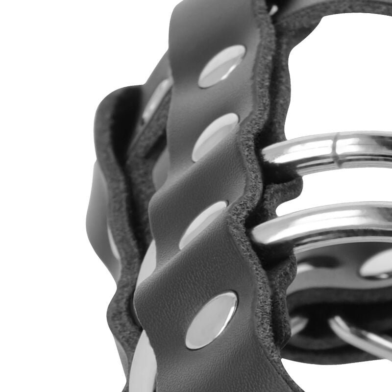 OSCURIDAD - GAIOLA DE CASTIDE DE COURO COM FECHADURA