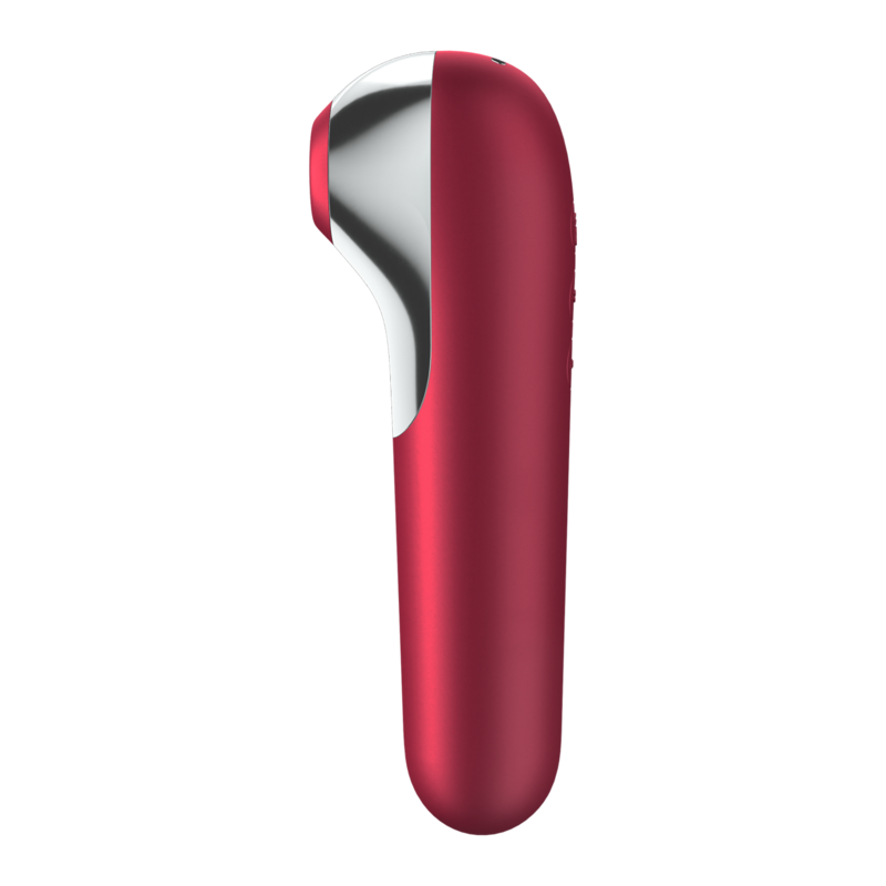 Satisfyer - Vibrador y Succionador Dual Love con Ar Pulsado Vermelho