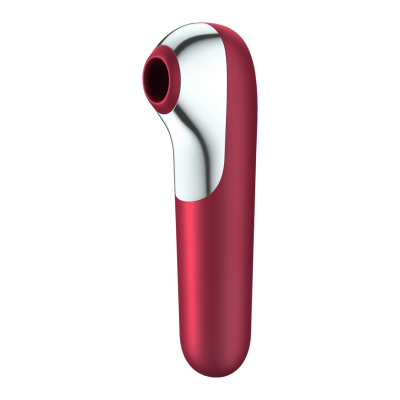 Satisfyer - Vibrador y Succionador Dual Love con Ar Pulsado Vermelho