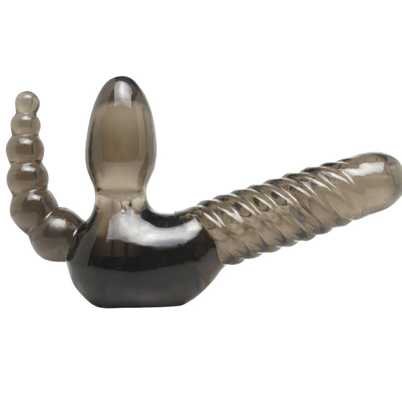 FETISH FANTASY SERIES - STRAPLESS ARNÊS SEM CINTAS COM ESTIMULADOR ANAL - Sex Shop Sexy