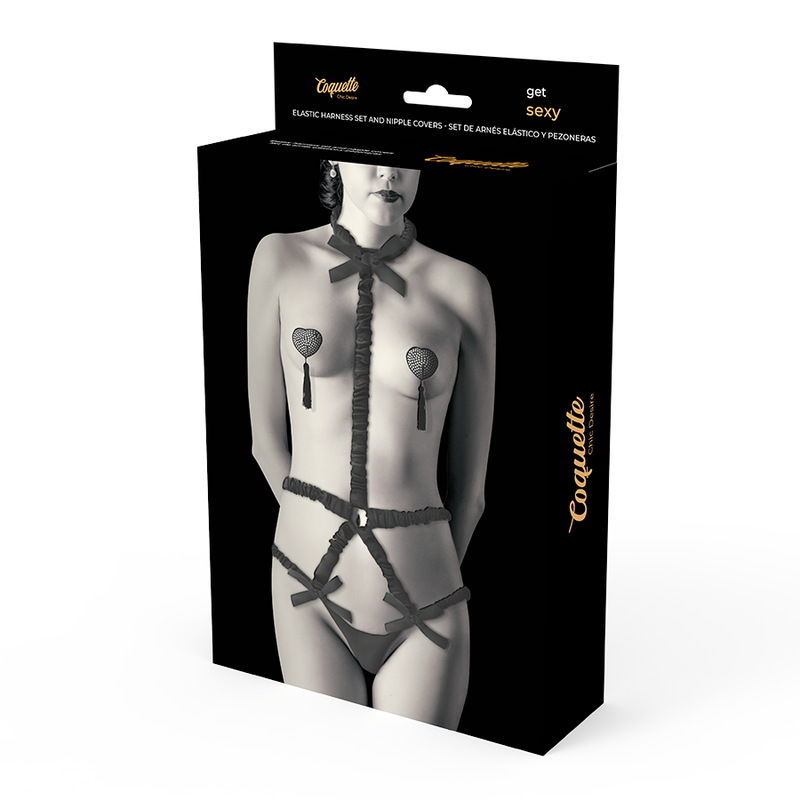 Coquette Chic Desire - Conjunto De Lingerie Com Capas De Bico Deluxe