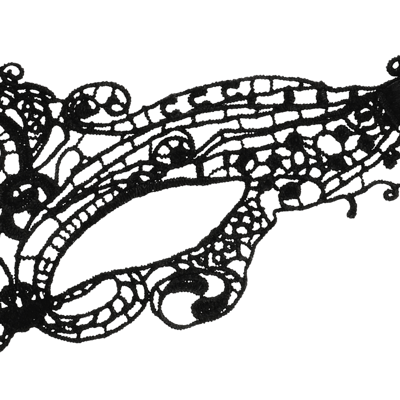 COQUETA CHIC DESIRE - MSCARA DE RENDA PRETA FINA