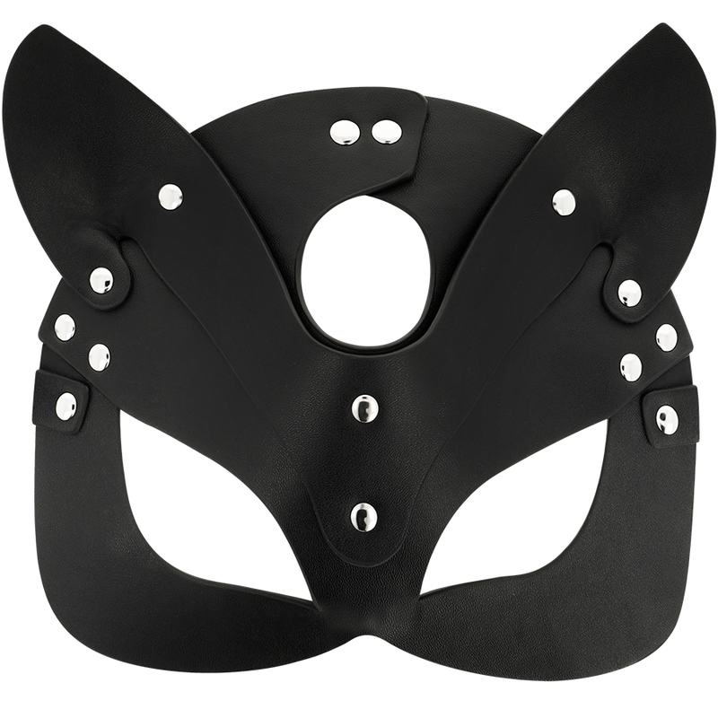 COQUETA CHIC DESIRE - MSCARA DE COURO VEGANO COM ORELHAS DE GATO