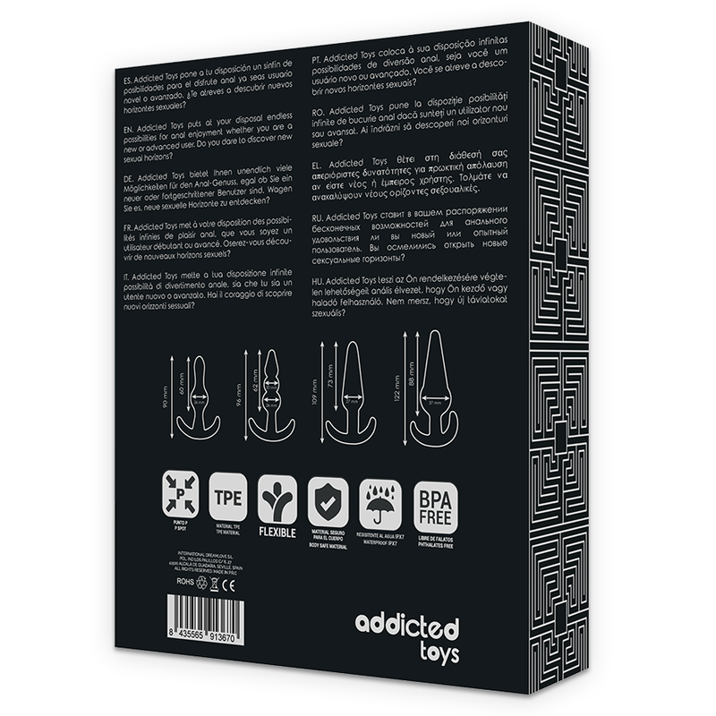 JUGUETES ADICTO - CONJUNTO 4 ENCHUFES ANAIS